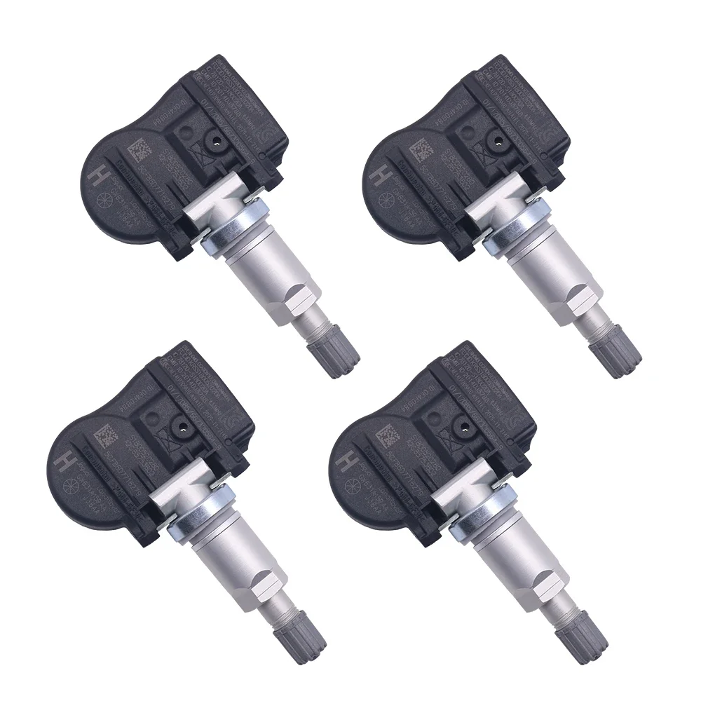 Set of (4) TPMS GX63-1A159-AA Tire Pressure Sensor for Jaguar E-Pace F-Pace XE XF Land Rover Defender GX63 1A159 AA 433MHz