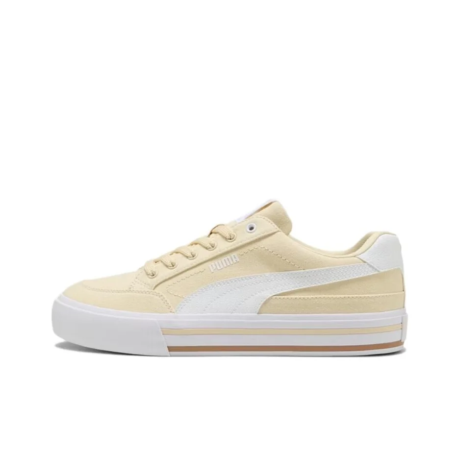 PUMA COURT CLASSIC VULC FS Low top Skateboard Shoes Unisex Light Yellow 396353-23