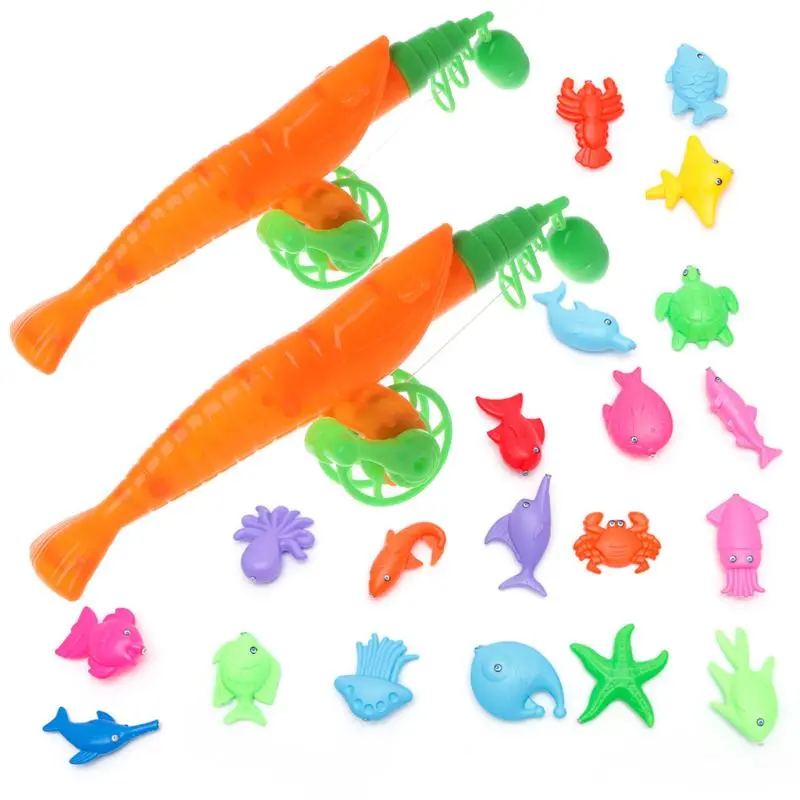 77HD Fishing Poles Fishing Game for Kindergarten Preschool Girl Boy