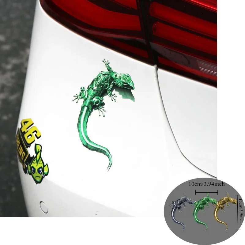 Creative Mechanical Gecko Car Sticker Gecko auto Sticker Waterproof Sunscreen Car Body Personalized Scratches Cover auto Sticker