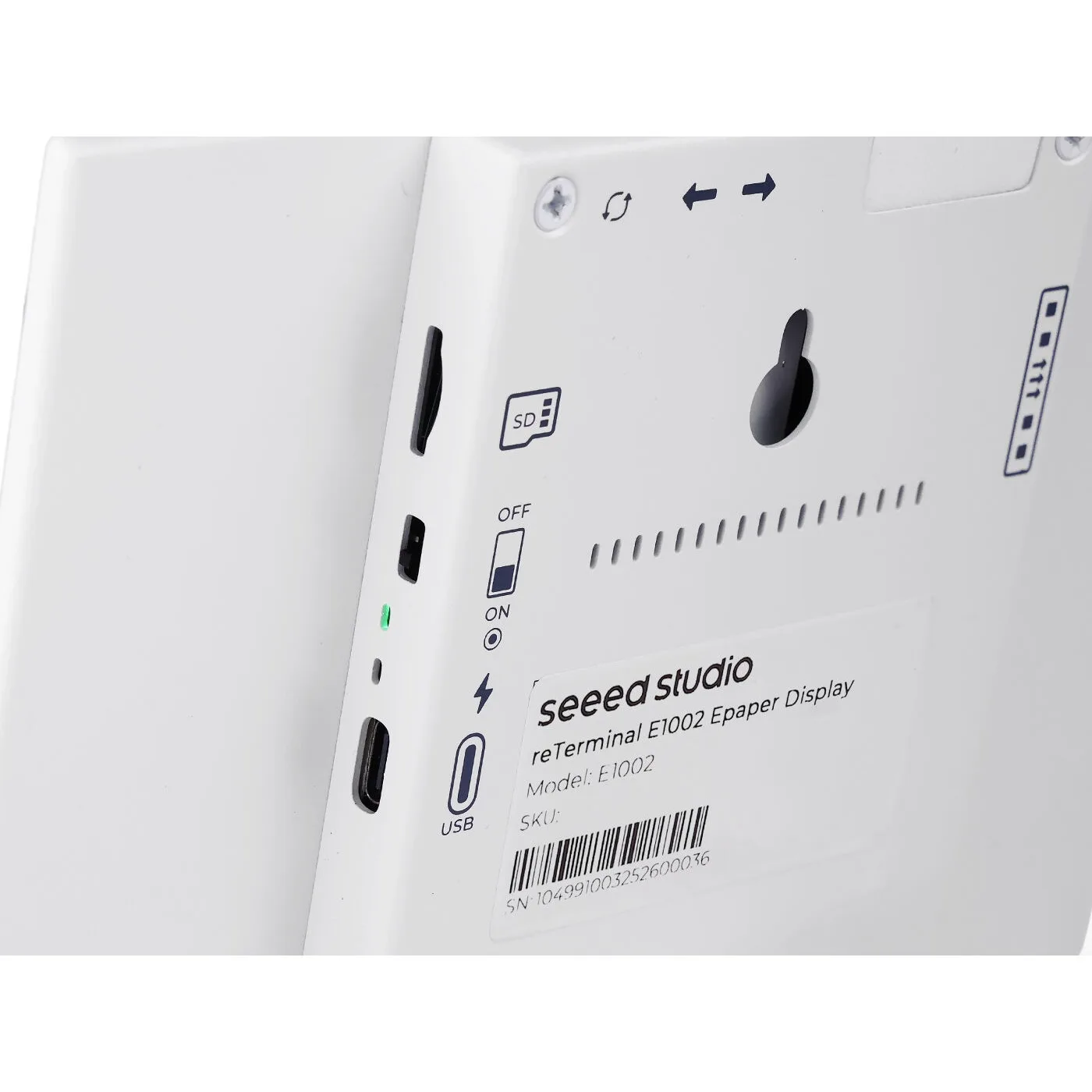 Seeed Studio reTerminal E1002 Pantalla ePaper a todo color alimentada por ESP32-S3 7,3 pulgadas de código abierto