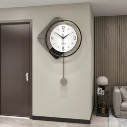 Modern Simple Wall Hanging Clock, Living Room, Home Decoration, Restaurant, Art, Creative, Fashion