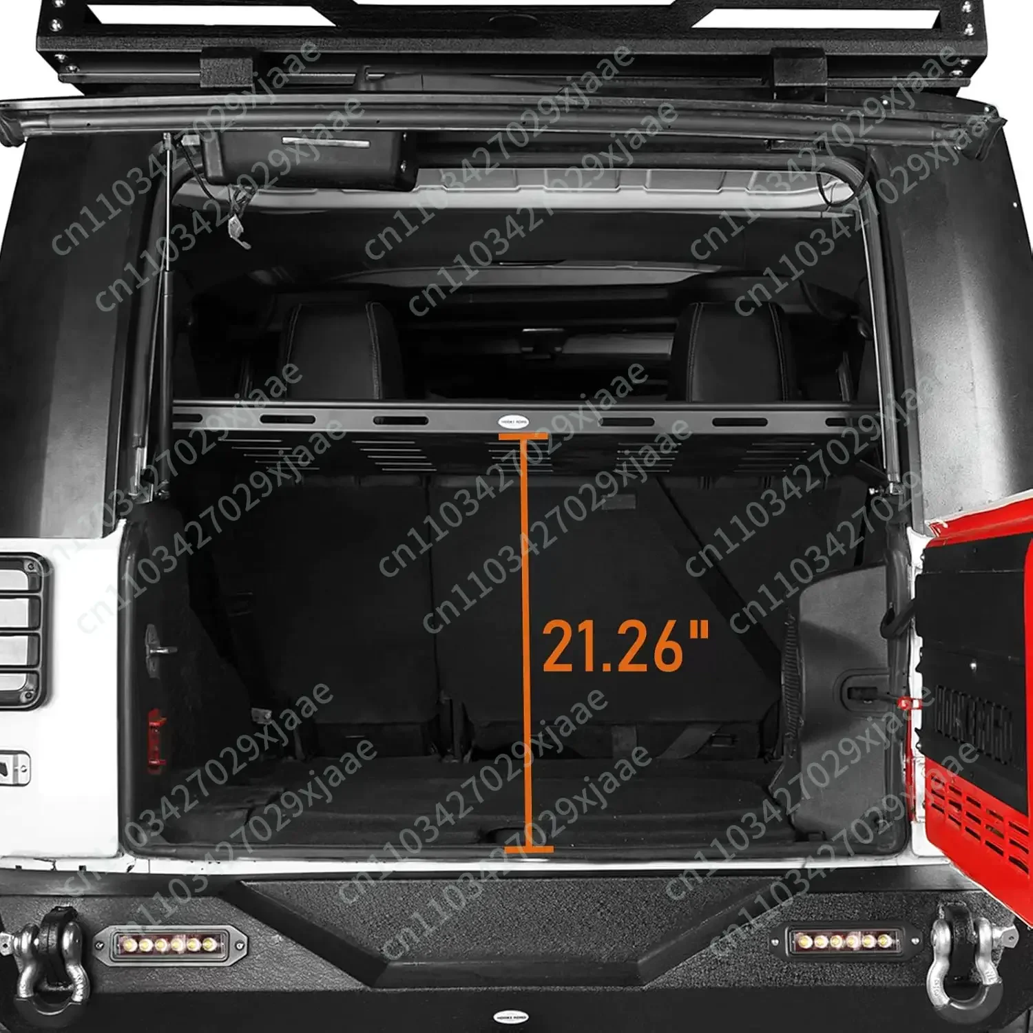 Suitable for JK JL2007-2024 4 door trunk rack tail box thickened luggage rack modification