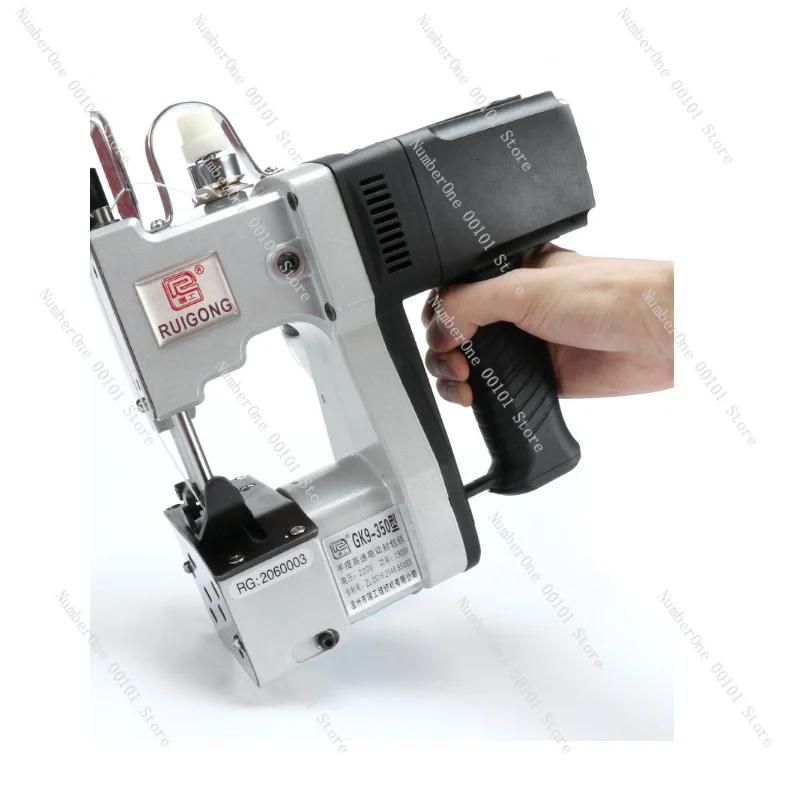 

GK9-350 110V/220V Automatic Sewing Machine Bag Electric Industrial Packaging Portable Stitch Woven Sack Sealing Tool