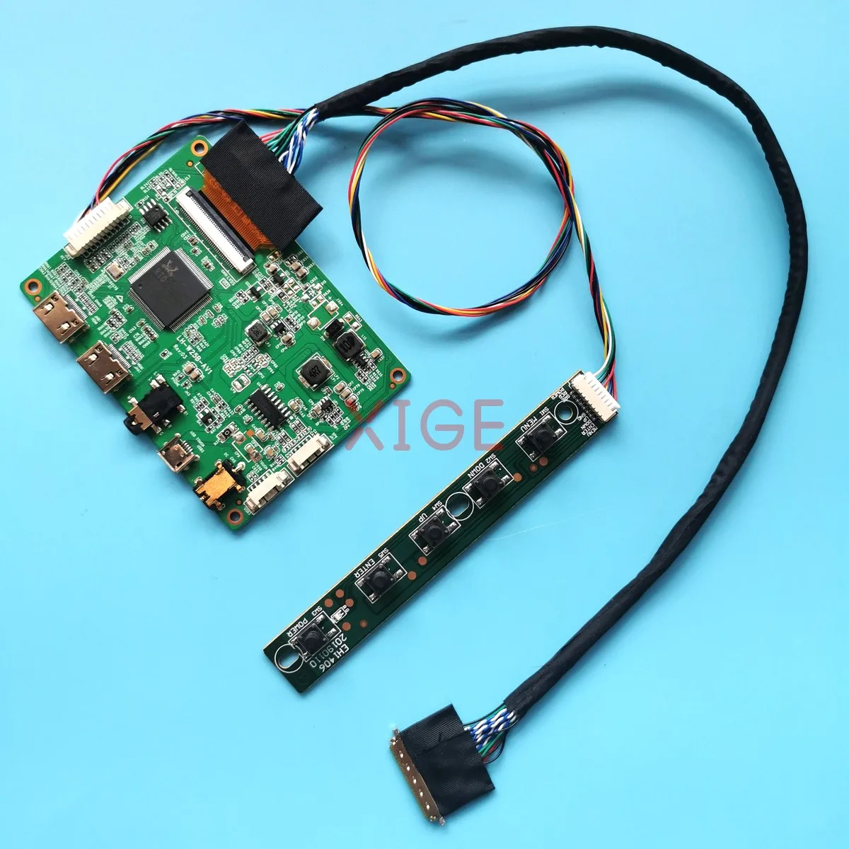 

For LTN156AT30-601/B02/H01/T01 Controller Driver Board Laptop Monitor LVDS 40 Pin Micro USB 1366x768 Mini-HDMI 15.6" DIY Kit