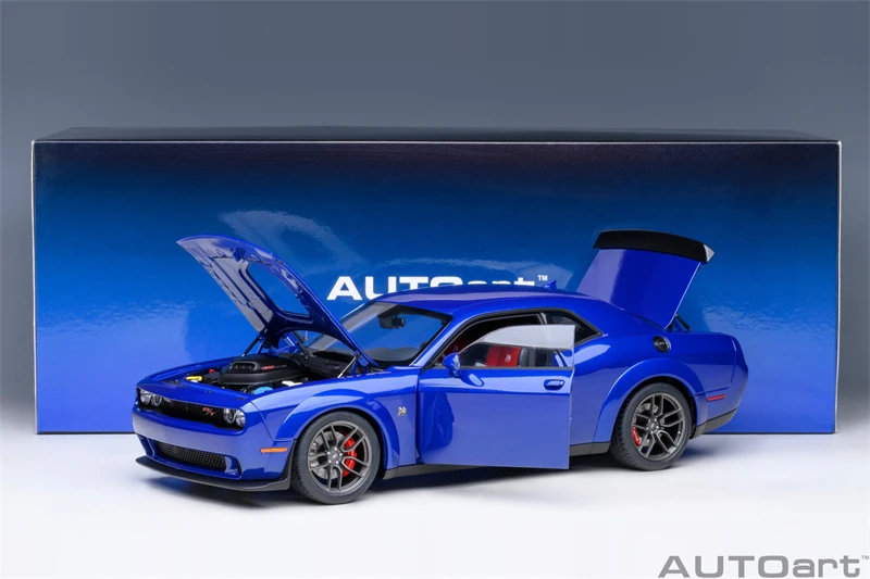 Autoart รถ 1/18 Dodge Challenger Srt 2022 Edition รถห้องพักเครื่องประดับรุ่น Boy คอลเลกชันคริสต์มาสของขวัญ