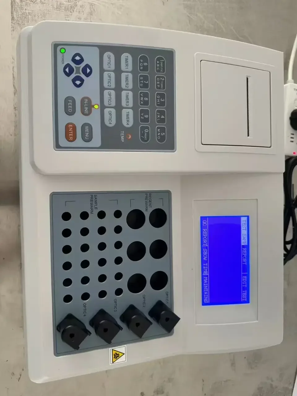 

2025sell WellSemi Automated Coagulation Analyzer 4 Channels Semi Auto Coagulation For Lab