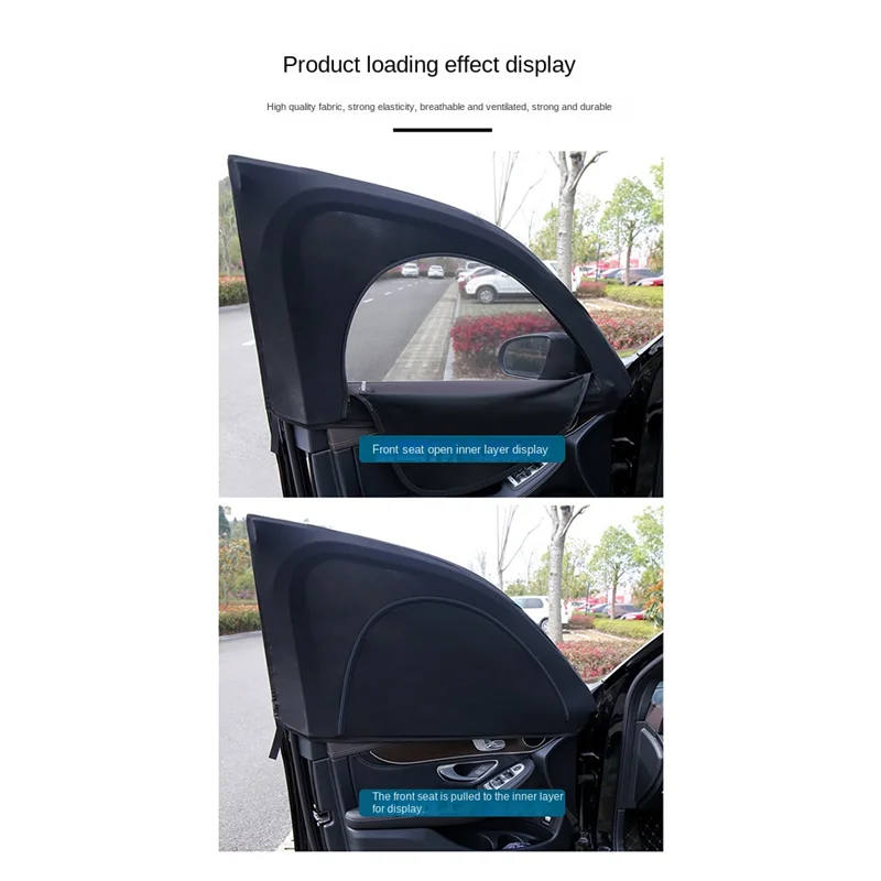 Front window Sunshade Car Curtain Sunshade Heat Insulation Curtain Breathable Sunshade Auto Supplies