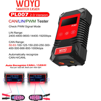 WOYO PL007 CAN LIN PWM Tester Auto-recognize for CAN-H & CAN-L Read Baud Rate For Automotive Diagnostic Tool