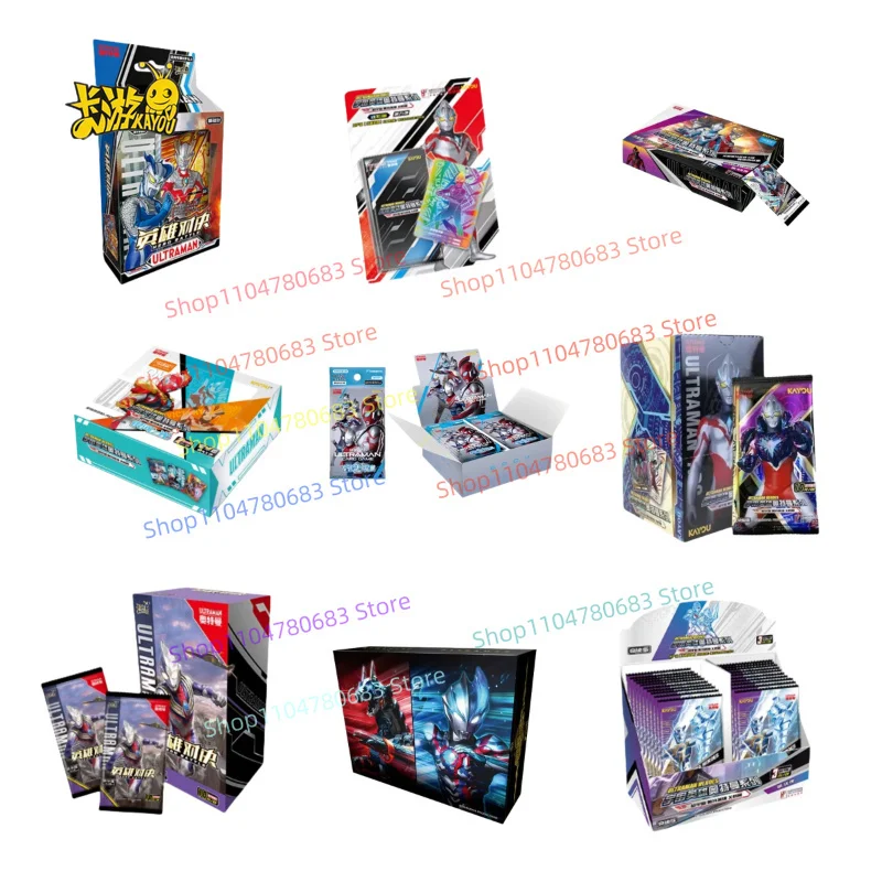 KAYOU Nova Coleção Autêntica Ultraman X-Files Série Luxo Cartão de Coleção de Brinquedos Ultraman Tiga Presente de Anime para Feriados