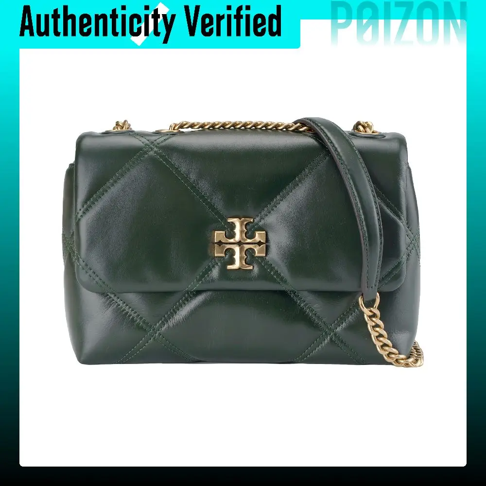 TORY BURCH Tory Burch Kira Nappa Leather Handbag, Shoulder Bag Small Women's Basil Green 158440-312