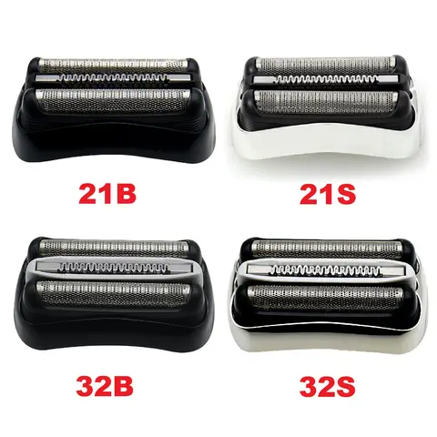 21B 21S 32B 32S Shaver Head for Braun Series 3 Electric Shaver, 3010s 3040s 320 330 340 350 380 301s 310s 3000s 3020s 330S-4
