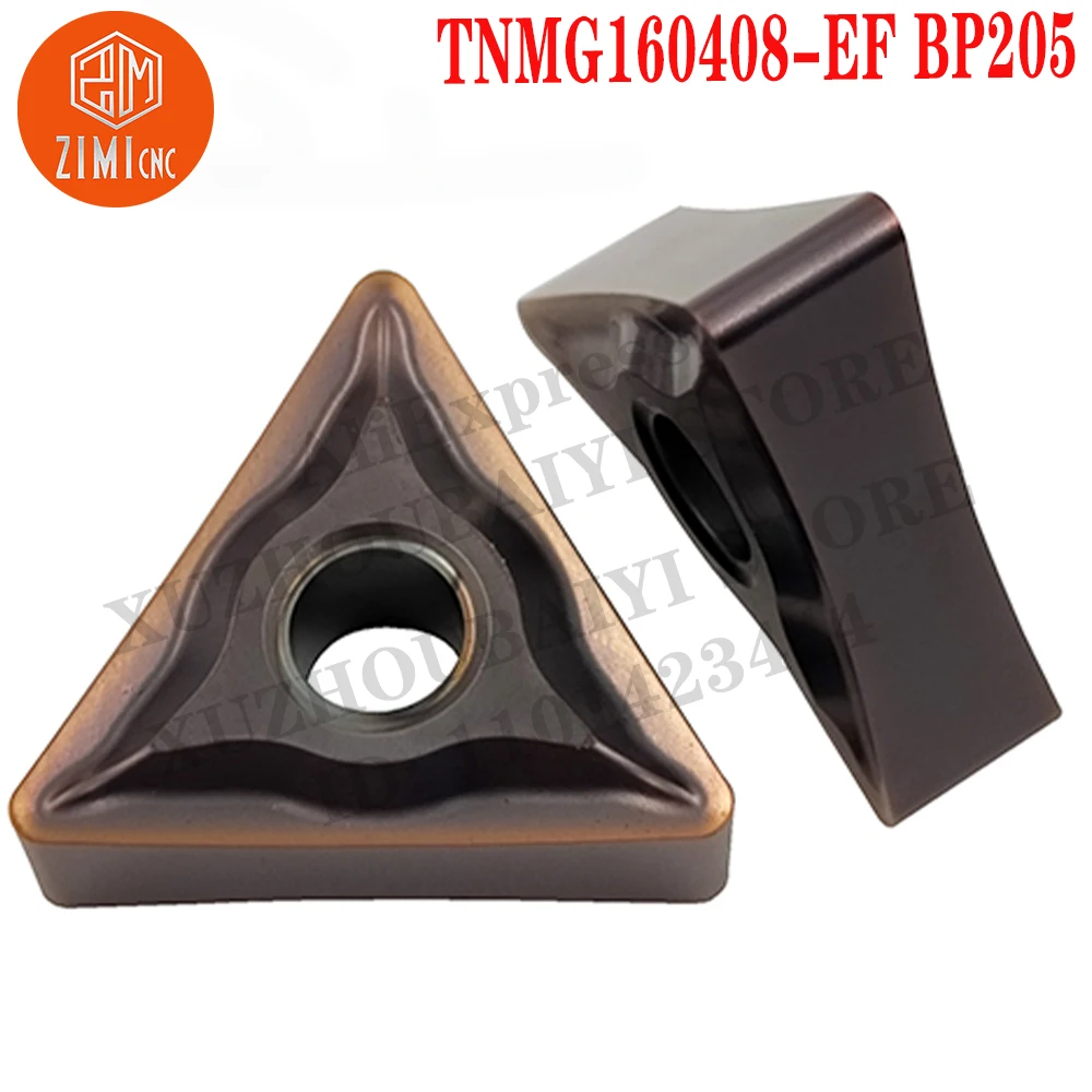 TNMG160408-EFBP205 TNMG 160408 Inserto in carburo Inserti per tornitura Inserti in carburo meccanico tornio per metalli Strumento CNC Strumento per tagliare TNMG