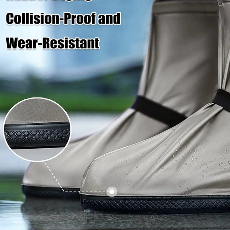 Housse de chaussure de pluie en Silicone, imperméable et antidérapant, réutilisable, pour moto et vélo, offre spéciale