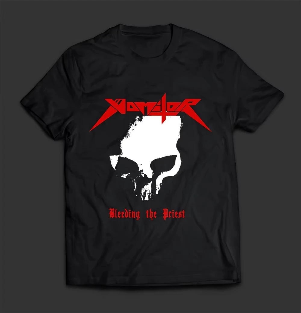 

Новая летняя футболка Bleeding Priest, мужская и женская хлопковая футболка с короткими рукавами, топ в стиле ретро в стиле хип-хоп, рок-группа, большой размер