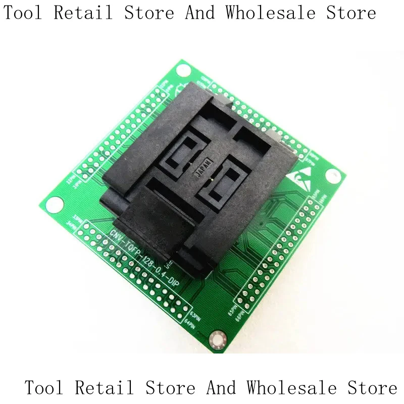 IC51-1284-1702 QFP128 Test Programming Seat IC Burner Socket Spacing: 0.4Mm