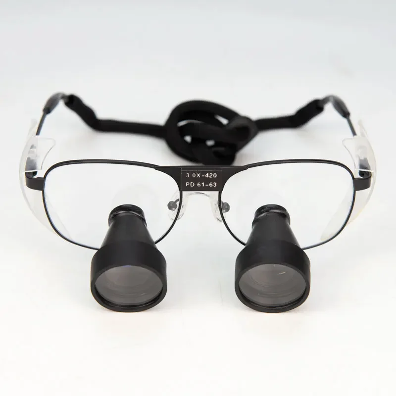 

HD 2.5X TTL Binocular Loupe Customized PD 550/500/420/340mm Magnifier Heiping Hands Magnifying Glass Tools