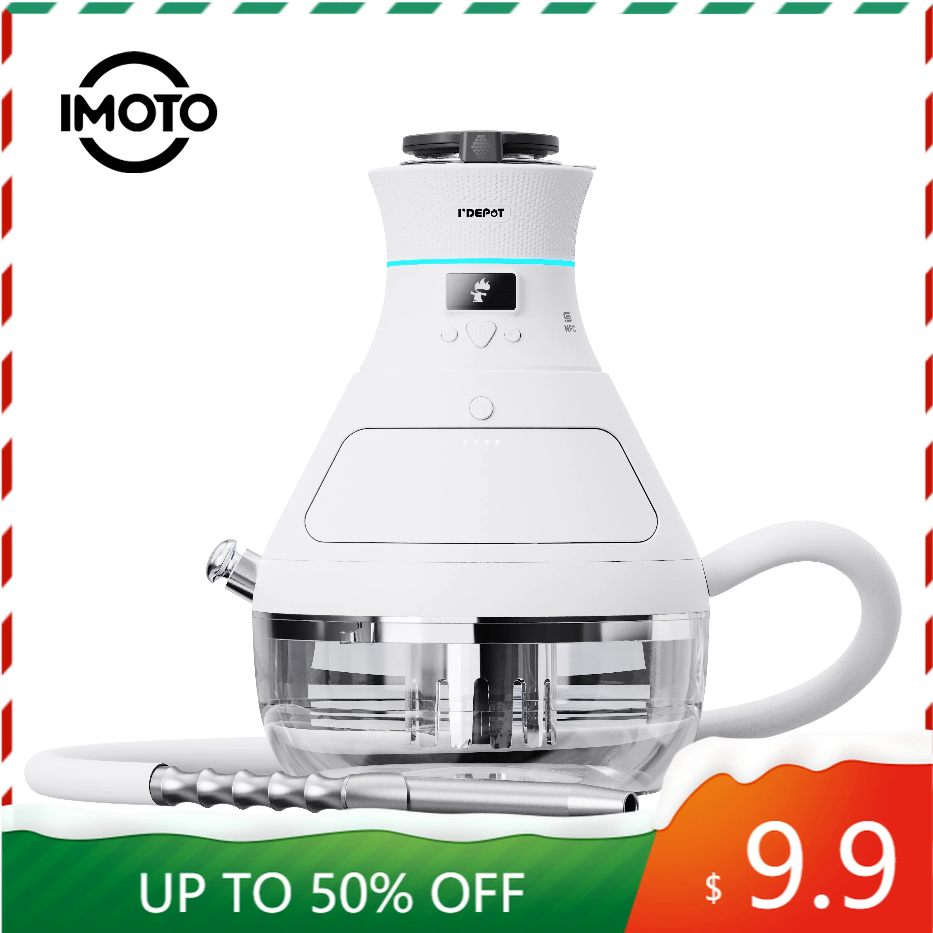 IMOTO G2 Electric Hookah Shisha Multifunctional Portable Automated E-Hookah