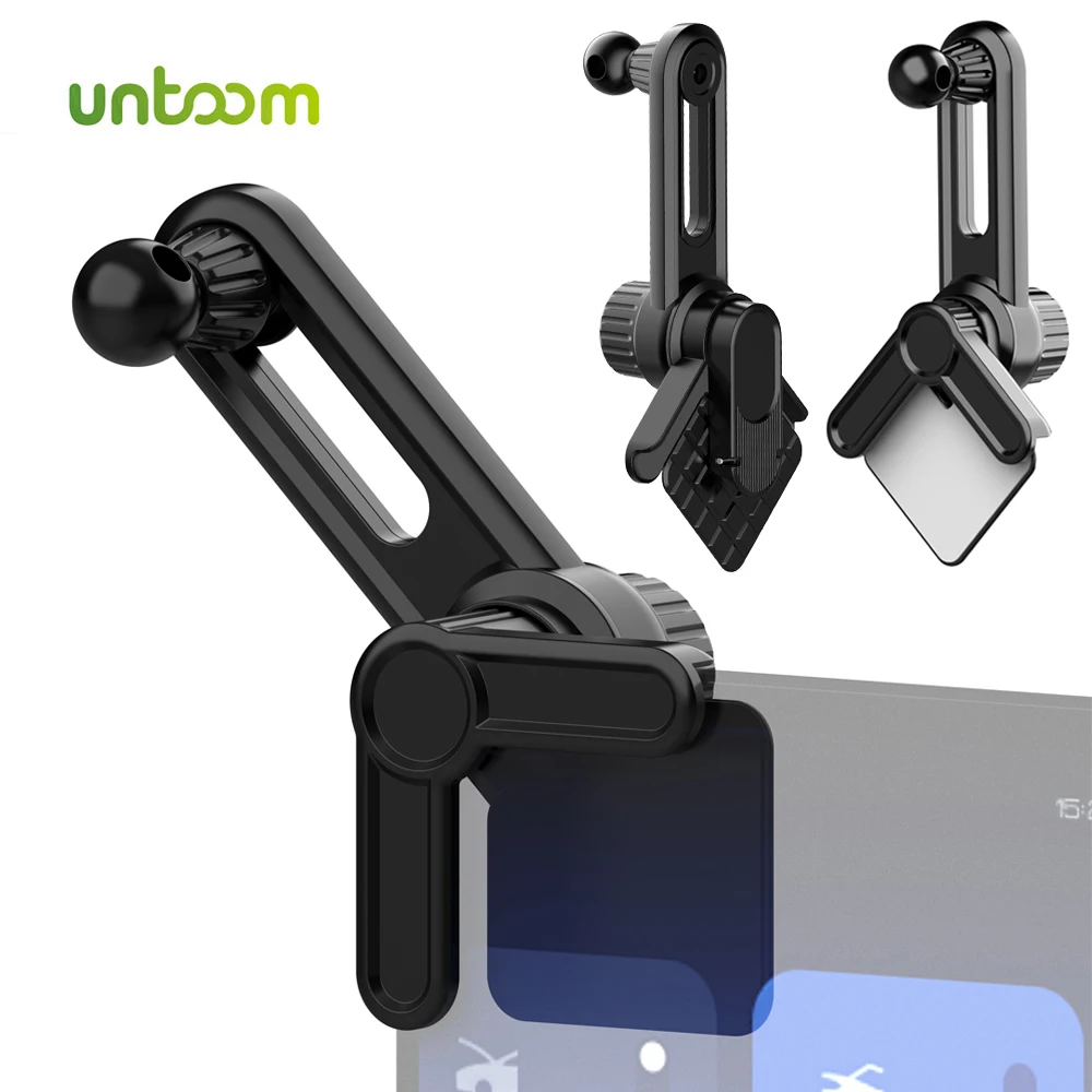 Untoom Car Display Screen Phone Holder Base Universal 17mm Ball Head Car Phone Mount Bracket Accessories for Tesla Model 3/Y/S/X