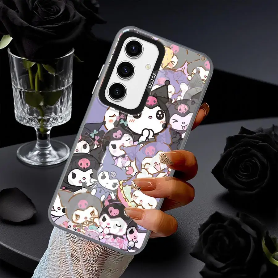 Kuromi anime volta capa de telefone para samsung galaxy a33 a34 a32 a25 a53 a24 a22 a52 a73 a36 a26 a23