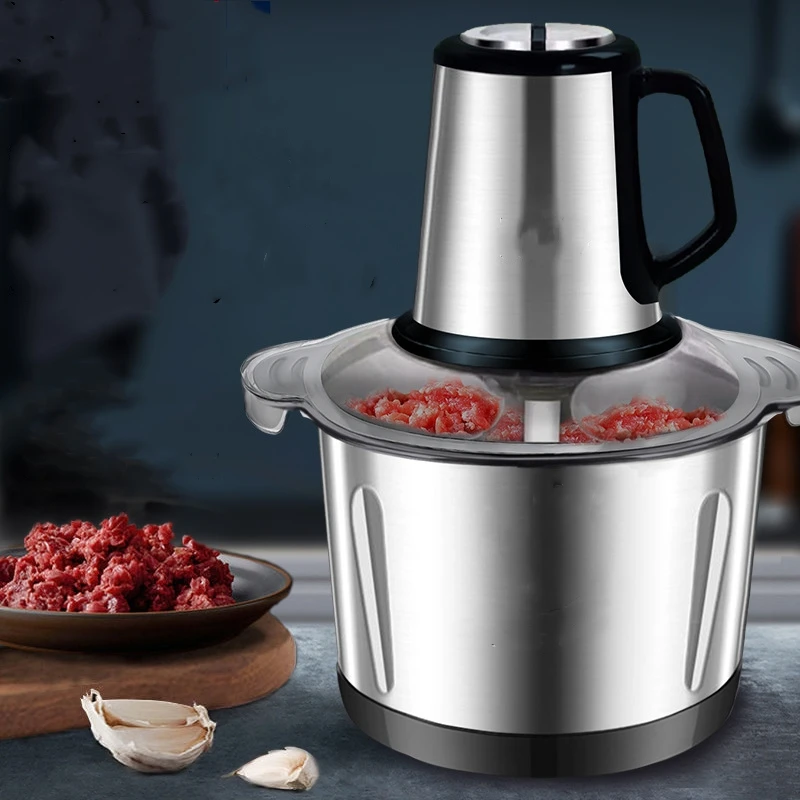 Sunorchid Stainless Steel Electric Meat Grinder, for Home & Commercial, Multi-Function Food Processor