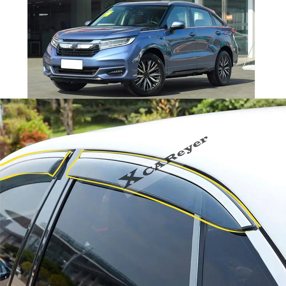 For Honda AVANCIER URV UR-V 2016-2017 2018 2019-2020 2021 Car Sticker Plastic Window Glass Wind Visor Rain/Sun Guard Vent