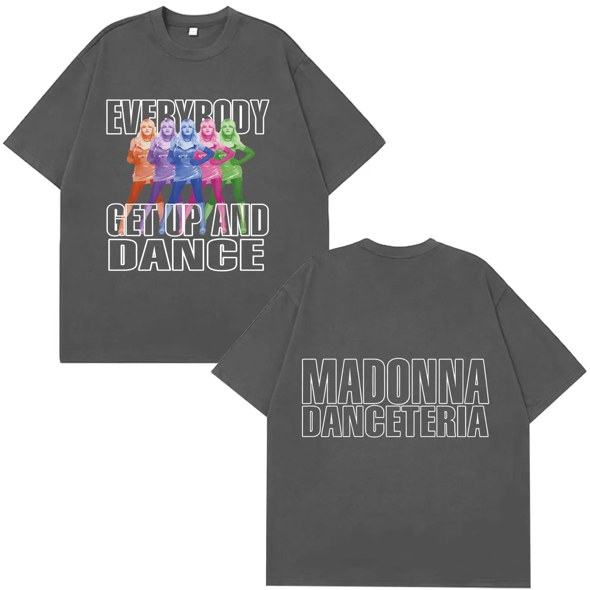 Madonna CONFESSIONS II Album Tour 2026 Print TShirt Summer Short-sleeved Men Women Hip-hop T-shirt Casual Cotton Loose T-shirts