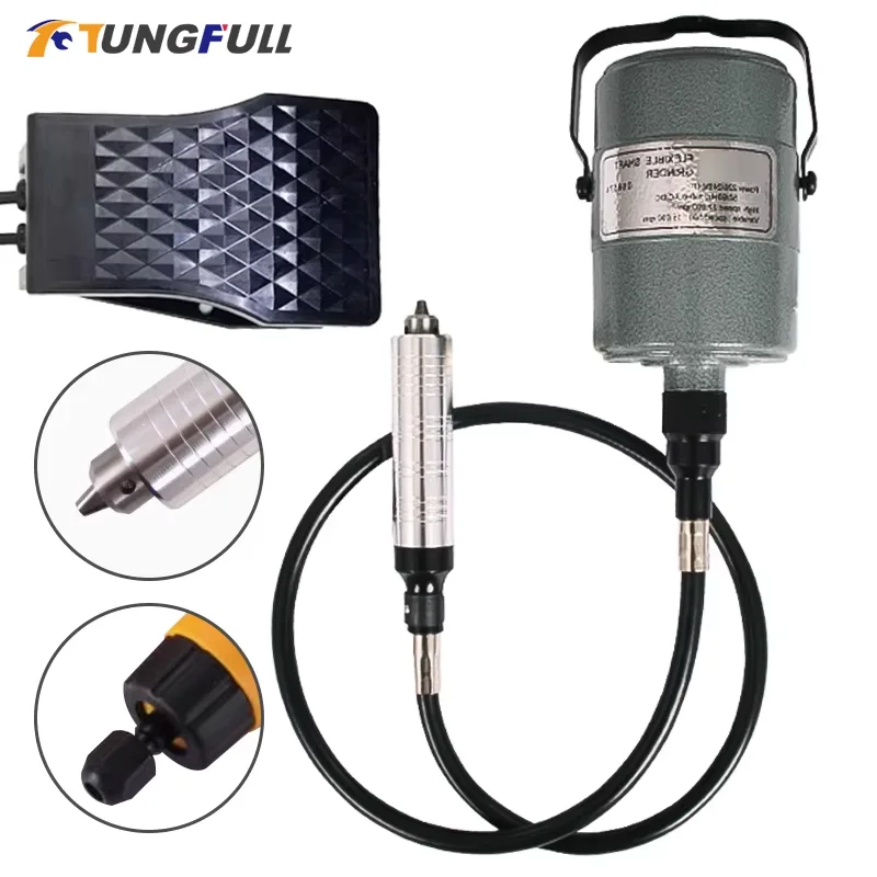 Flexible Shaft Engraving Tool for Jewelry Jade Polishing Suspension Hanging Mill Root Handle Drill Engraving Tool