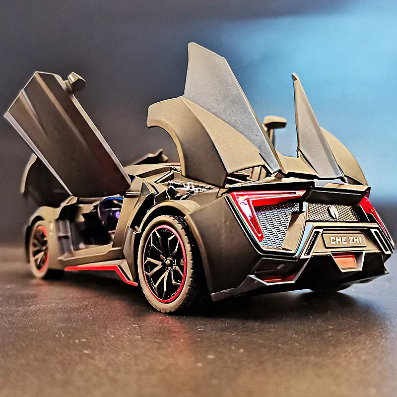 1:32 Lykan Hypersport Alloy Sport Car Model Diecasts & Toy Metal Vehicles Racing Car Model Simulation Collection Childrens Gifts