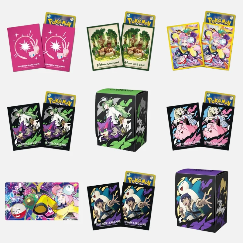 

Подлинная карта Pokes PTCG Lily Icai SV9 Set Qishu Card Pad N Card Box Fantasy Little Fire Dragon Hepu Tail Stand Collect Card Gift
