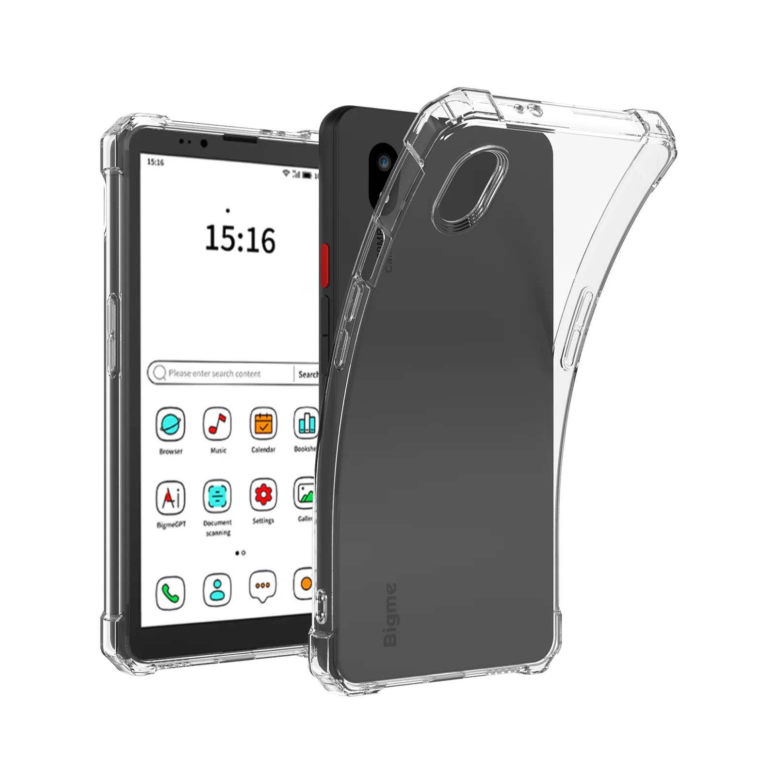 Clear Case for Bigme HiBreak Pro Smartphone | Scratch-Resistant | Thin & Light | Transparent Back Cover for HiBreak Pro Color