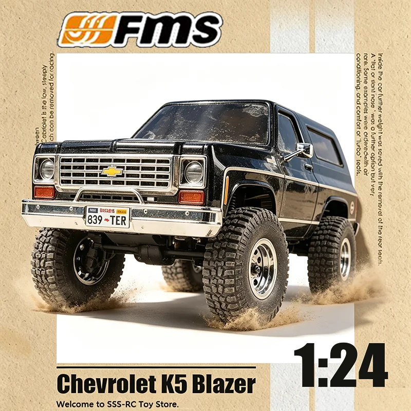 Rc Hobby Off Road - FMS Rc Crawler 1:24 Chevrolet K5