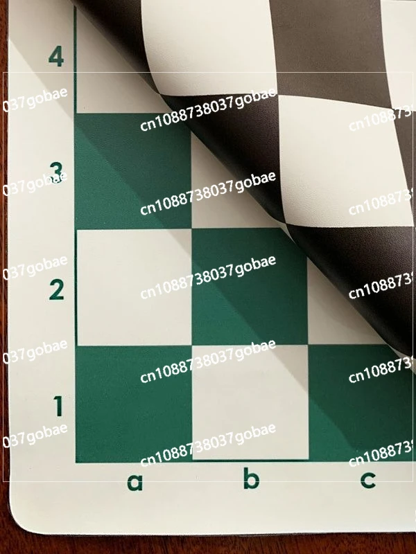 Chess soft chessboard leather cloth chessboard foldable portable gift