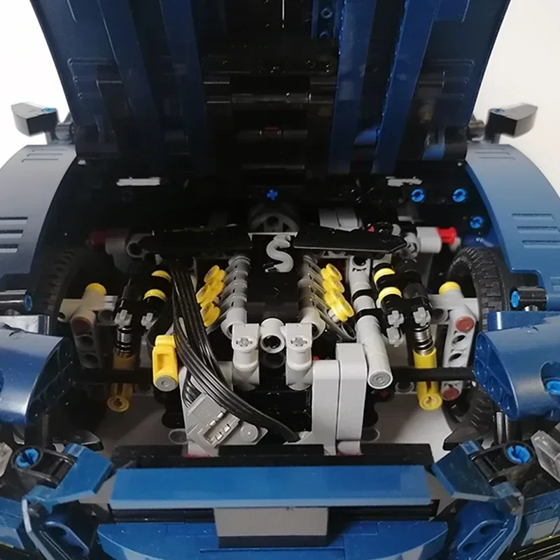 Moc Building Blocks Supercar Model Speed Champion GT500 Technical Bricks DIY Assembly Construction Toys For Childr Holiday Gifts