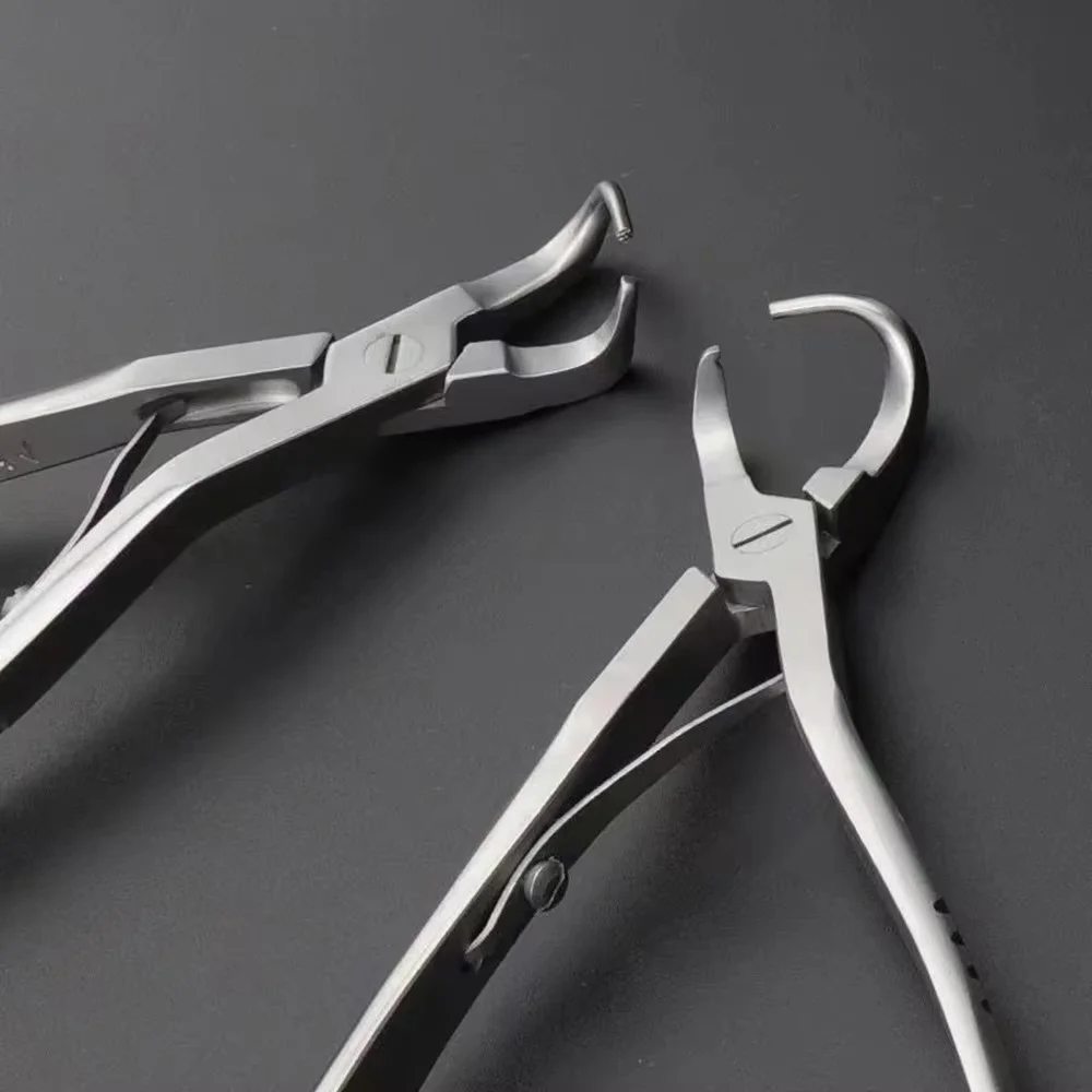 2Pcs/lot Dental Crown Extractor Forcep Plier Teeth Extraction Plier Forcep Crown Remover Extractor Forceps Dental Surgical Tools