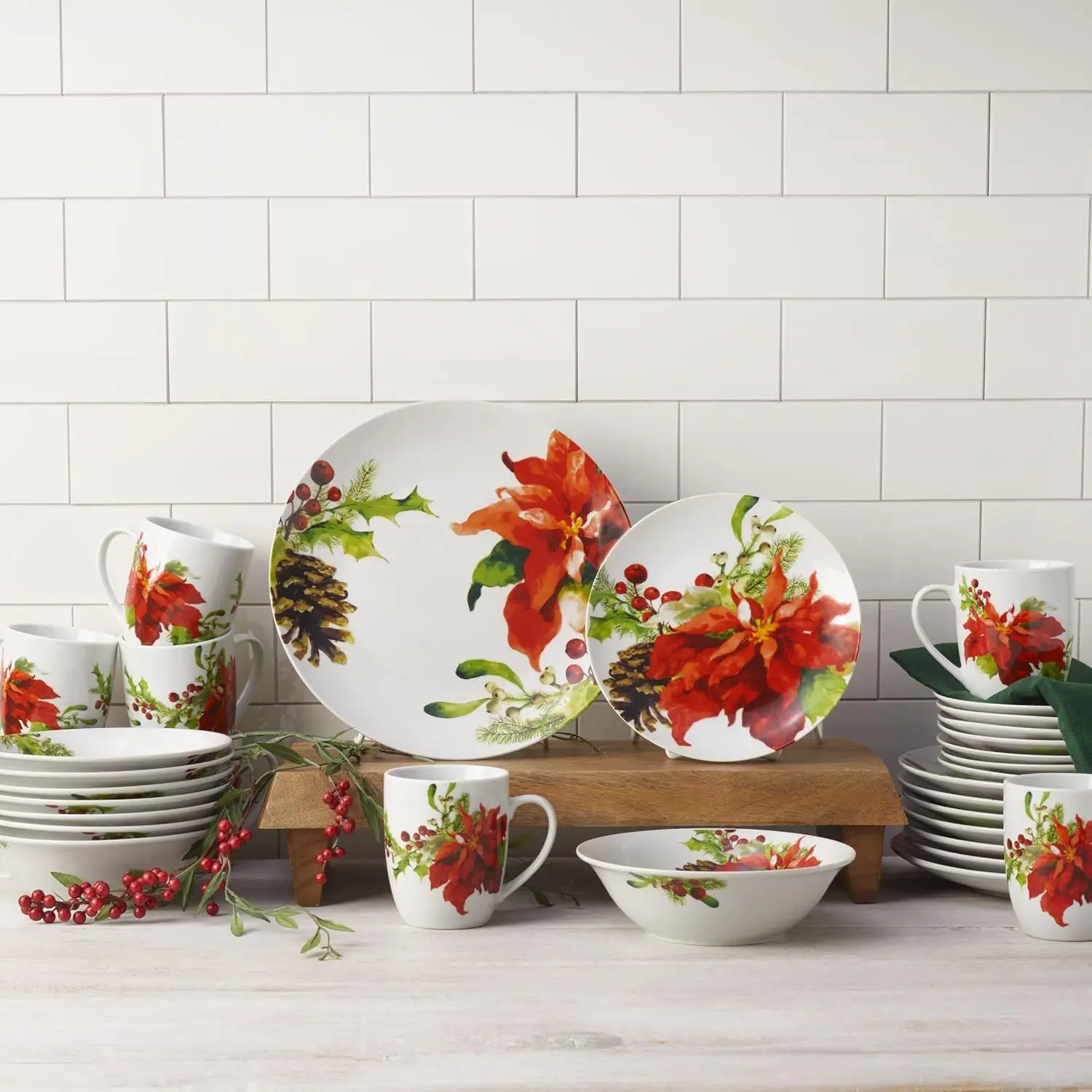 Holiday Home 32-teiliges Geschirrset, sortiert