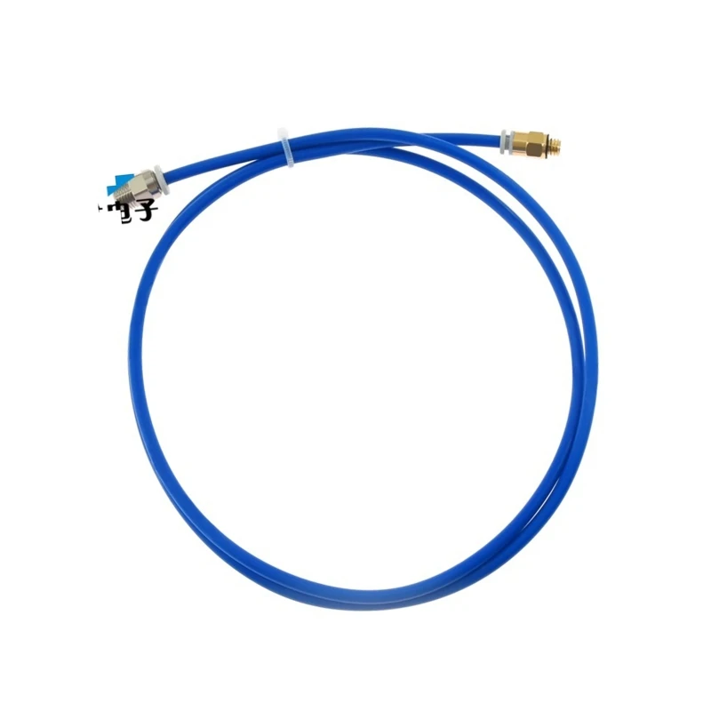 Tubo ptfe (1 metro) com conector macho reto pneumático encaixe para impressora 3d 1.75mm