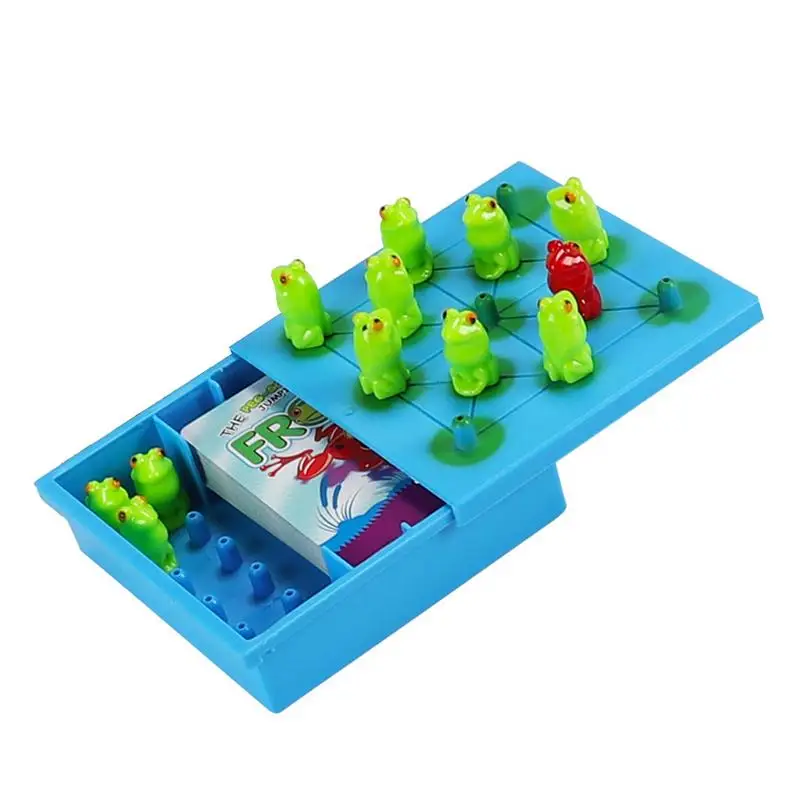 Hoppers Game Logical Thinking Games Frog Hopper Game Strategy Board Games Jump Game Preschool Learning Toy For Children