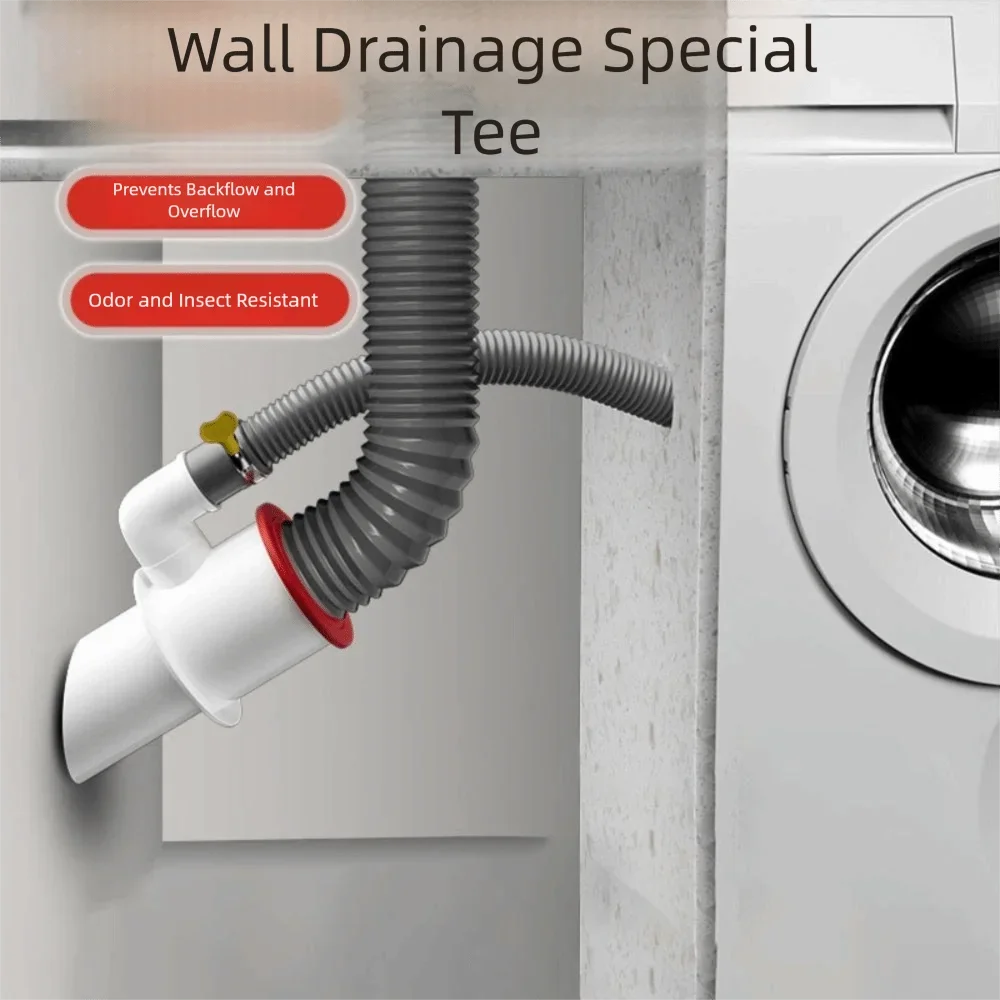 

Bathroom Sewer Seal Ring Anti-odor Leak-Proof Kitchen Sink Sewer Pipe Plug Washing Machine Floor Drain Connector Stopper