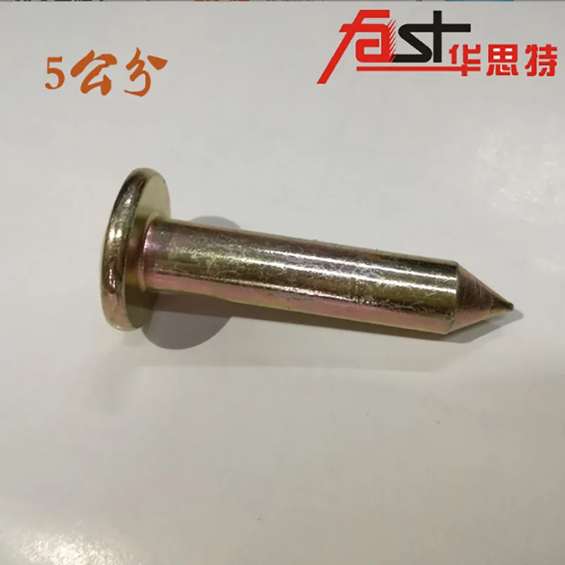 

Cross Dome Stainless Steel Surveying Nails Marking Settlement Observation Pins Spot Leveling Road Boundary Nails Measurement Con