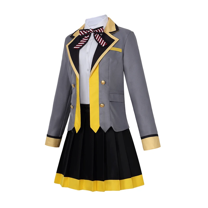 Anime Project Sekai Colorful Stage Leo Need Tenma Saki Cosplay Costume Adult Women Girls Music JK Skirt Uniform Suit Halloween