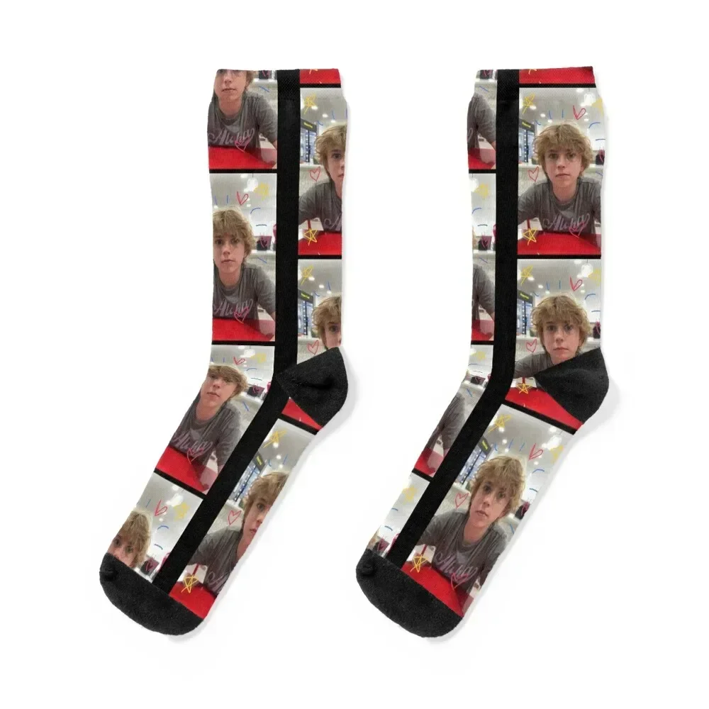 

Percy Jackson image Socks cotton gym cycling bright garter Women Socks Men's