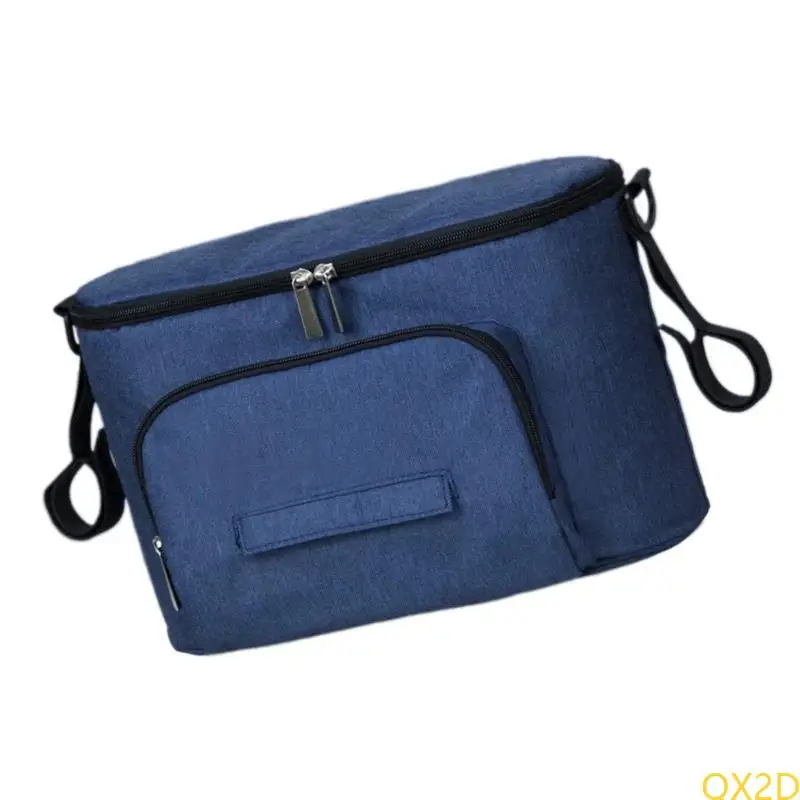 

QX2D Large Capacity Travel Diaper Case Strollers Storage Bag for Baby Milk Bottles