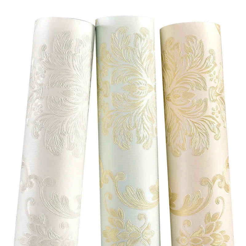 النمط الأوروبي البلد ثلاثية الأبعاد ورق حائط ذاتي اللصق غرفة نوم دافئة ملصقات ديكور غرفة المعيشة ثلاثية الأبعاد تلفزيون حائط الخلفية غرفة wallpa #6