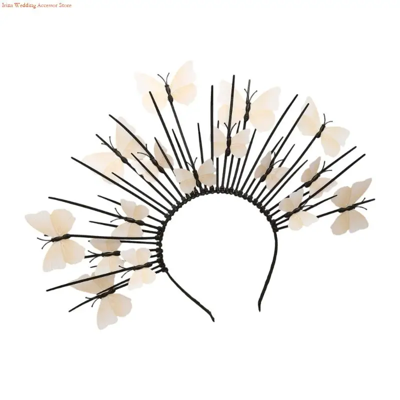 G92D leśna ozdoba do włosów w kształcie motyla symulowana konstrukcja dla dziewczynek do odgrywania ról