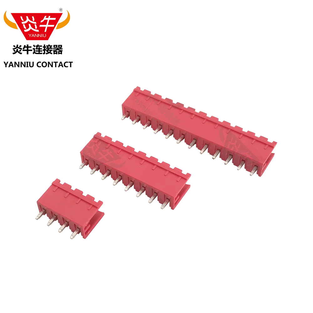 10Pcs KF2EDGV 5.08 2P ~ 12P Red PCB CONNECTOR PLUG-IN TEMINAL BLOCK 2EDGV 5.08mm 2PIN ~ 12PIN MSTBV 2,5 G  PHOENIX DEGSON YANNIU