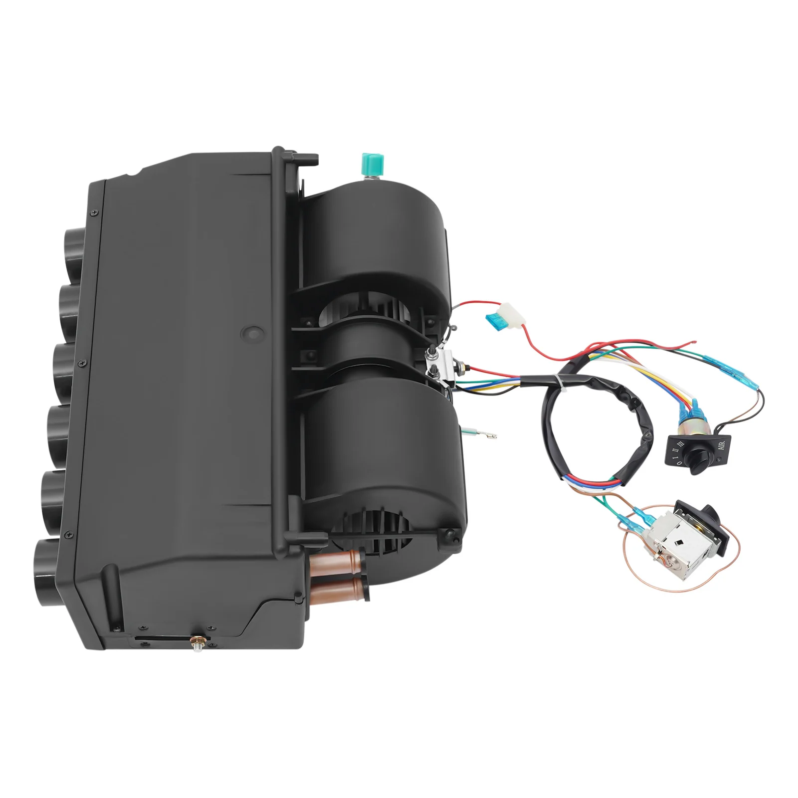 12 فولت تكييف الهواء المبخر التدفئة والتبريد الاستخدام المزدوج شاحنة تكييف الهواء المبخر للسيارات والشاحنات والشاحنات #6