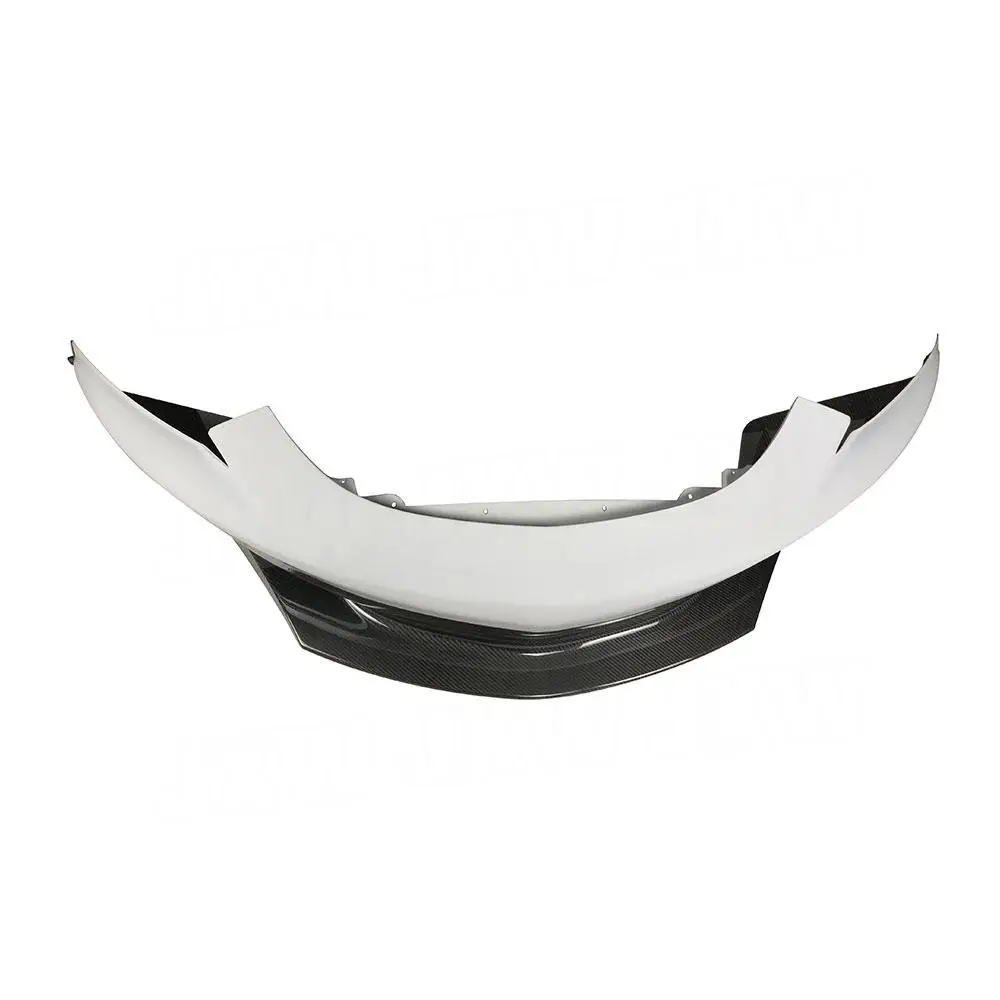 JXWANCF ألياف الكربون الجافة الجبهة حافة مصد السيارة الجانب الخائن سبويلر ل ماكلارين 540C 570S 570GT 600LT المئزر سيارة