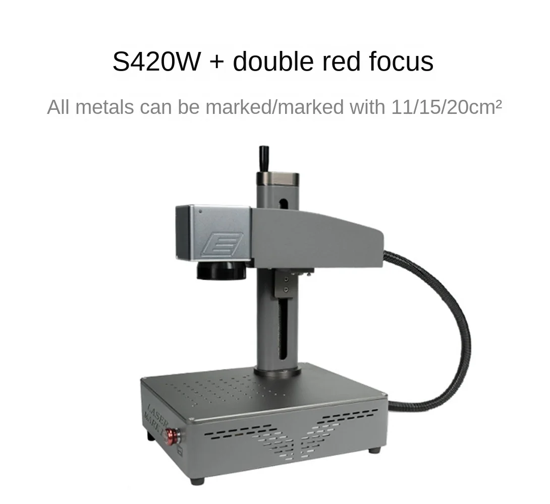Raycus 20W 30W or JPT 30W mini fiber laser marking machine do Metal Engraving