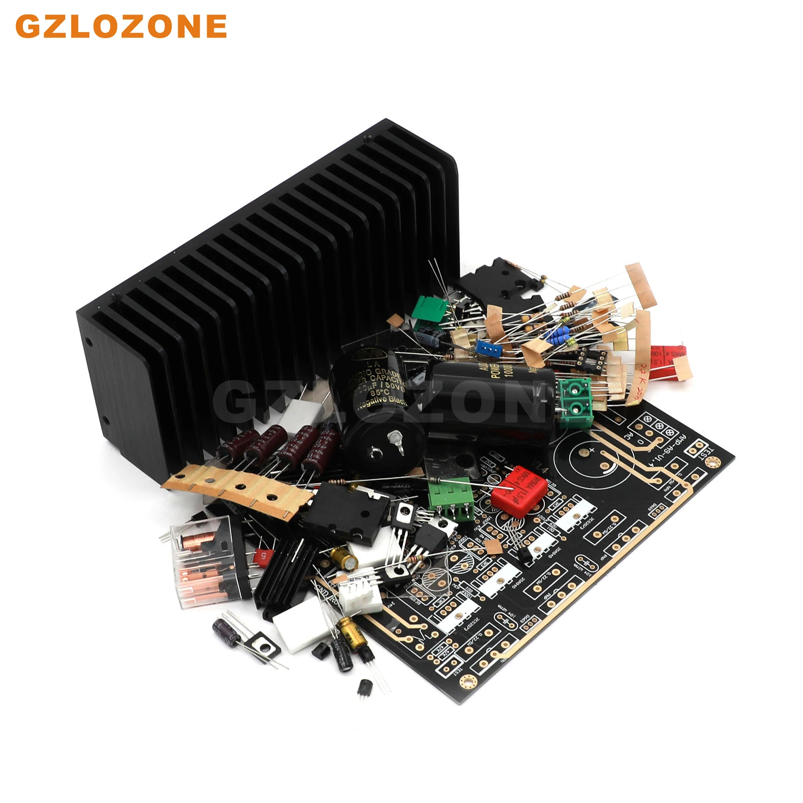 Imagem -06 - Amplificador de Potência Kitamp Board com Dissipador 100w Mais 100w Som Melhor do Que Lm3886 Tda7293 Etc Sf60